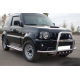 Кенгурятник с усами QT007 (нерж) для Suzuki Jimny 1998-2018 гг