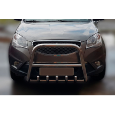 Кенгурятник F1-40 (нержавейка) для SsangYong Korando 2010-2019 гг