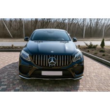 Тюнинг решетка радиатора (GT Panamericana) для Mercedes GLE coupe C292 2015-2019 гг