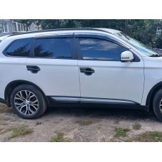 Рейлинги (2 шт) Серые для Mitsubishi Outlander 2012-2021 гг