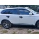 Рейлінги (2 шт) Чорні для Mitsubishi Outlander 2012-2021 рр
