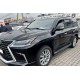 Ветровики 8 см (4 шт, HIC) для Lexus LX570/450d 2008-2022 гг