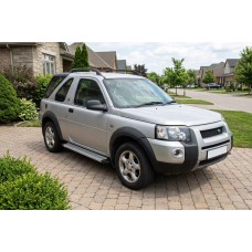 Бокові пороги Maya V2 (2 шт., алюміній) для Land Rover Freelander I 1997-2006 рр