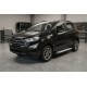 Боковые пороги Allmond Grey (2 шт., алюминий) для Ford Ecosport 2013-2022 гг