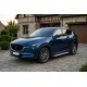 Боковые пороги Allmond Grey (2 шт., алюминий) для Mazda CX-5 2017–2025 гг