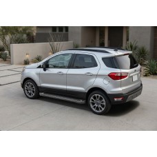 Боковые Подножки Allmond Black (2 шт., Алюминий) для Ford Ecosport 2013-2022 гг