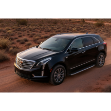 Бокові пороги Fullmond (2 шт., алюміній) для Cadillac XT5 2016- рр
