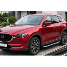 Бокові пороги Fullmond (2 шт., алюміній) для Mazda CX-5 2017- рр
