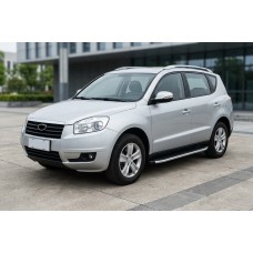 Бокові пороги Fullmond (2 шт., алюміній) для Geely Emgrand X7 2011- рр