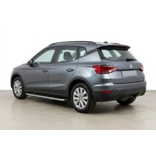 Бокові пороги Fullmond (2 шт., алюміній) для Seat Arona 2017- рр