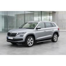 Бокові пороги Fullmond (2 шт., алюміній) для Skoda Kodiaq 2016-2023 рр