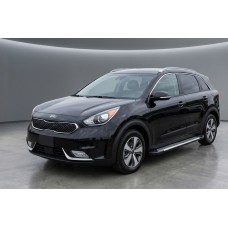 Бокові пороги Line (2 шт., алюміній) для Kia Niro 2016-2021 рр
