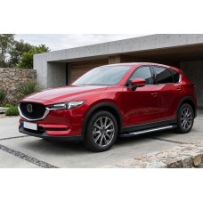 Бокові пороги Line (2 шт., алюміній) для Mazda CX-5 2017- рр