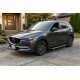 Боковые пороги RedLine V1 (2 шт., алюминий) для Mazda CX-5 2017–2025 гг