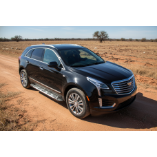 Боковые Подножки Sunrise (2 шт., Алюминий) для Cadillac XT5 2016- гг
