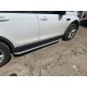 Бокові пороги Tayga Grey (2 шт., Алюміній) 2019-2025 для Land Rover Discovery Sport