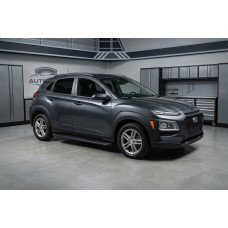 Бокові пороги Tayga Black (2 шт., алюміній) для Hyundai Kona 2017-2023 рр