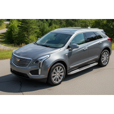 Боковые Подножки Tayga V2 (2 шт., Алюминий) для Cadillac XT5 2016- гг