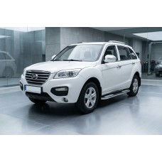 Боковые Подножки Tayga V2 (2 шт., Алюминий) для Lifan X60 2011- гг