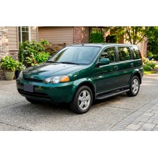 Бокові пороги Bosphore Black (2 шт., алюміній) для Honda HR-V 1998-2006 рр