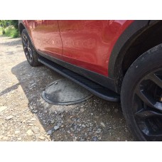 Бокові пороги Bosphore Black (2 шт., Алюміній) 2014-2019 для Land Rover Discovery Sport 2014- рр