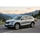 Боковые Подножки Bosphore Black (2 шт., Алюминий) для Skoda Kodiaq 2016-2023 гг