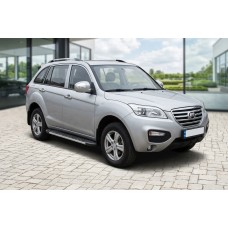 Бокові пороги Duru (2 шт., алюміній) для Lifan X60 2011- рр