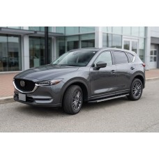 Бокові пороги Duru (2 шт., алюміній) для Mazda CX-5 2017- рр