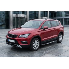 Бокові пороги Duru (2 шт., алюміній) для Seat Ateca 2016- рр