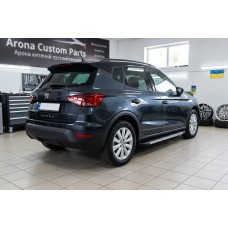 Бокові пороги Duru (2 шт., алюміній) для Seat Arona 2017- рр