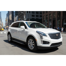 Боковые Подножки Rainbow (2 шт., Алюминий) для Cadillac XT5 2016- гг