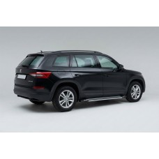 Бокові пороги Rainbow (2 шт., алюміній) для Skoda Kodiaq 2016-2023 рр