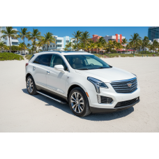 Боковые Подножки Maya V1 (2 шт., Алюминий) для Cadillac XT5 2016- гг
