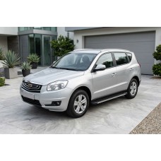 Бокові пороги Maya V1 (2 шт., алюміній) для Geely Emgrand X7 2011- рр