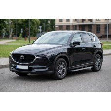 Боковые Подножки Maya V1 (2 шт., Алюминий) для Mazda CX-5 2017–2025 гг