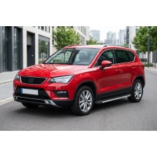 Бокові пороги Maya V1 (2 шт., алюміній) для Seat Ateca 2016- рр