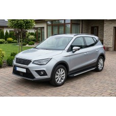 Бокові пороги Maya V1 (2 шт., алюміній) для Seat Arona 2017- рр