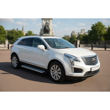 Боковые Подножки Maya V2 (2 шт., Алюминий) для Cadillac XT5 2016- гг