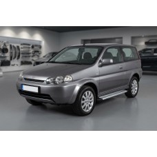 Бокові пороги Maya V2 (2 шт., алюміній) для Honda HR-V 1998-2006 рр