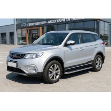 Бокові пороги Maydos V1 (2 шт., алюміній) для Geely Emgrand X7 2011- рр