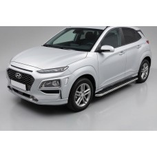 Бокові пороги Maydos V1 (2 шт., алюміній) для Hyundai Kona 2017-2023 рр