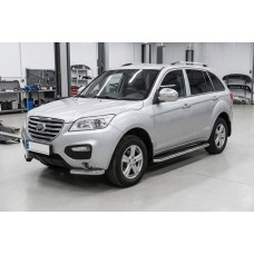 Бокові пороги Maydos V1 (2 шт., алюміній) для Lifan X60 2011- рр