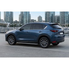 Бокові пороги Maydos V1 (2 шт., алюміній) для Mazda CX-5 2017-2025 рр