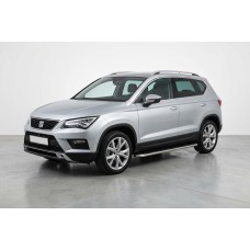 Бокові пороги Maydos V1 (2 шт., алюміній) для Seat Ateca 2016- рр