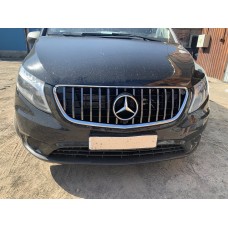Передня решітка GT Panamericana Chrome (2014-2023 для Vito W447) для Mercedes Vito / V-class W447 2014- рр
