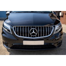 Передня решітка GT Panamericana Chrome (2014-2023 для Vito W447) для Mercedes Vito/V-class W447 2014- рр