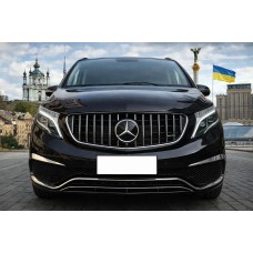 Передняя решетка GT Panamericana Хром (2014-2019 для V-Class) для Mercedes Vito/V-class W447 2014- гг