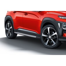 Боковые пороги Оригинальный дизайн (2 шт) для Hyundai Kona 2017-2023 гг