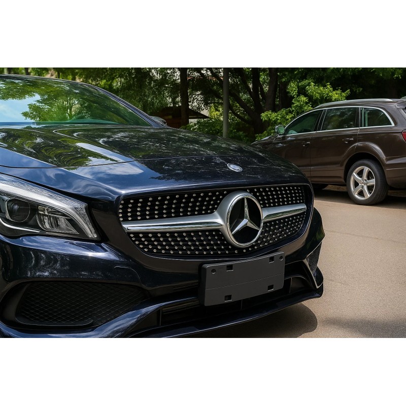 Передняя решетка (2013-2016, Diamond Silver) для Mercedes CLA C117