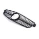 Передняя решетка Diamond Black для Mercedes C-class W204 2007-2015 гг